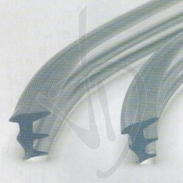 Profilo siliconico fermavetro, spessore 2 mm