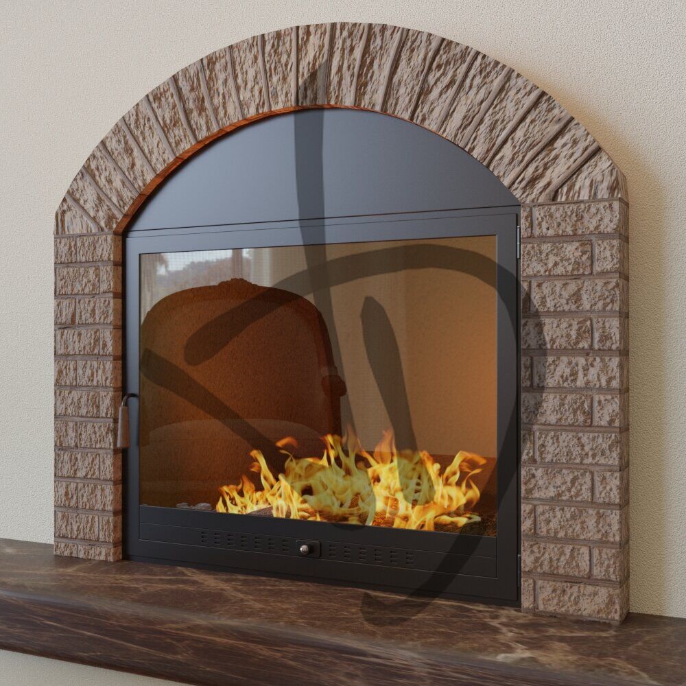 Produits sur mesure - Fermetures de cheminée - Cintrées - Fermeture de cheminée en tôle courbée avec assemblage intérieur du compartiment 2