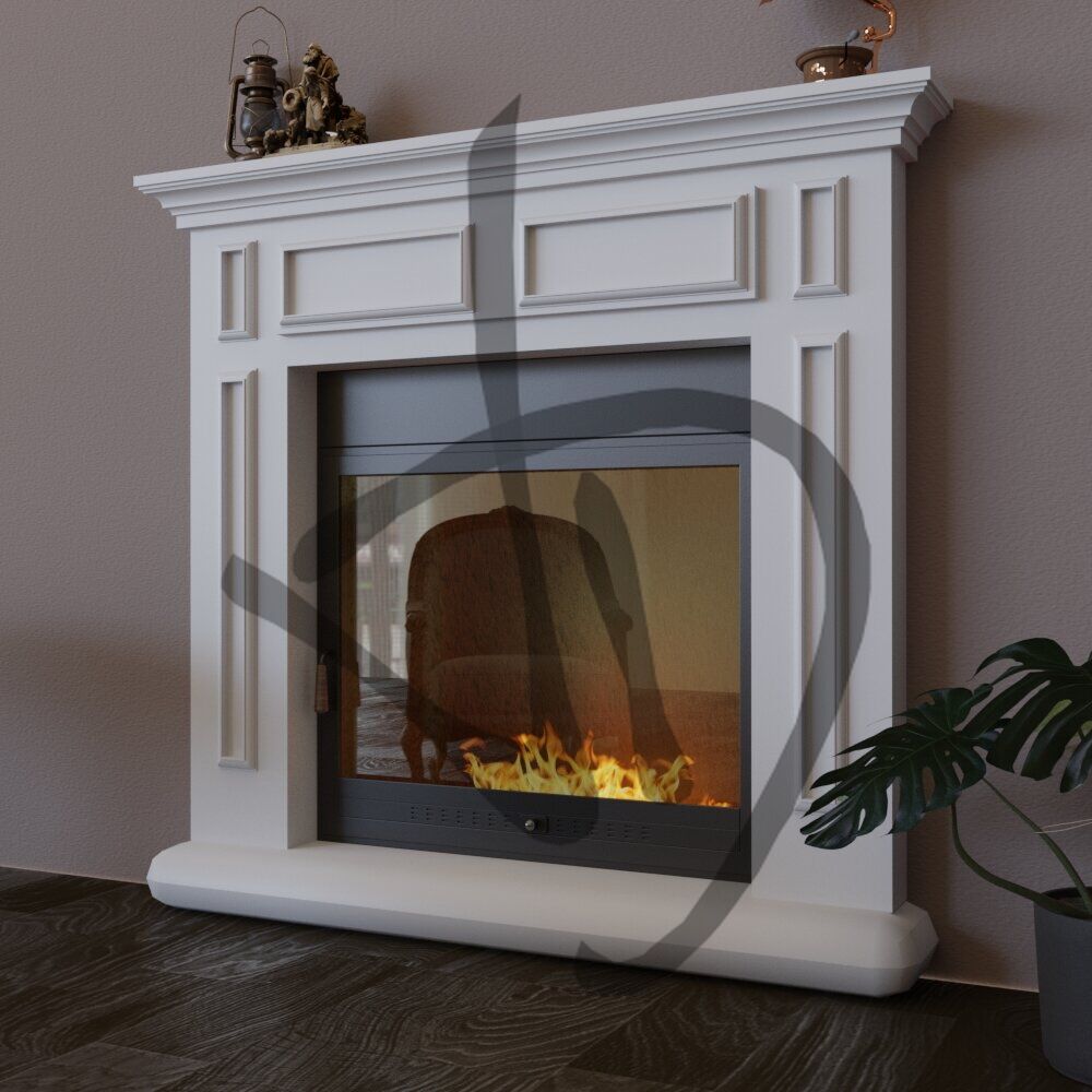 Produits sur mesure - Fermetures de cheminée - Linéaires - Revêtement de cheminée linéaire avec fermeture en tôle intérieure