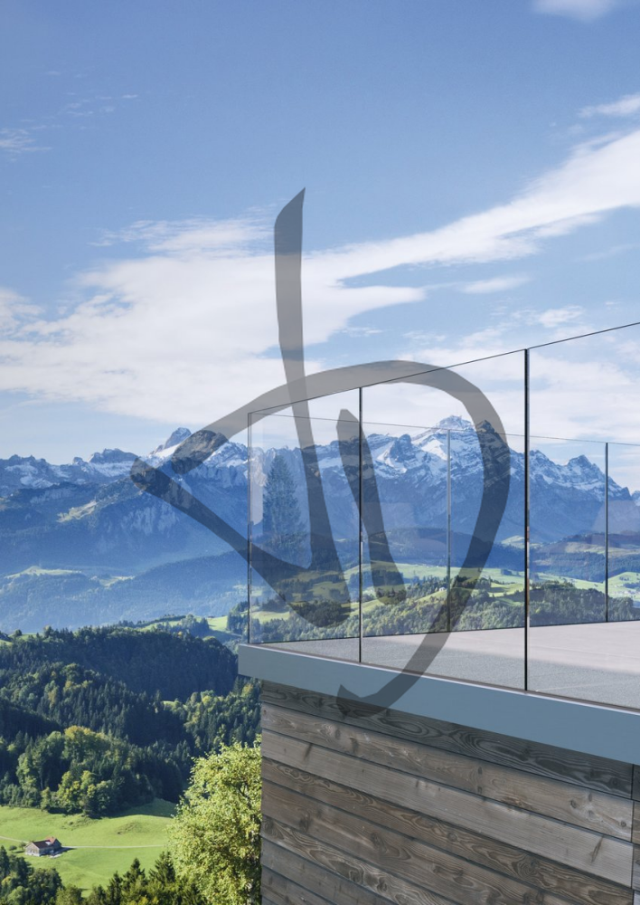 Produits sur mesure - Garde-corps en verre - Parapets en verre transparent