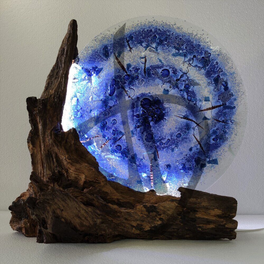 Produits sur mesure - Lampes et abat-jour sur mesure et personnalisés - Lampes en verre fusionné de Murano design - Lampes design en verre de Murano fusionné - 3