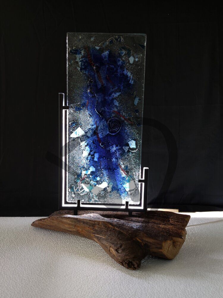 Produits sur mesure - Lampes et abat-jour sur mesure et personnalisés - Lampes en verre fusionné de Murano design - Lampes en verre de Murano fusionnées par Design - 7