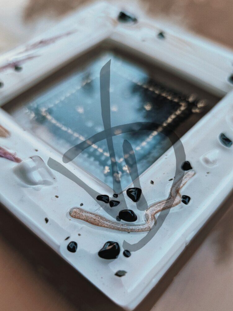 Prodotti su misura - Oggetti Artistici - Idee Regalo - Bomboniere - Bomboniere in vetro di Murano con inserto in puncetto valsesiano fatto a mano - 2